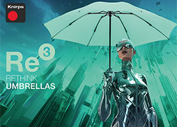 Новинка - складные зонты автоматы Knirps Re³